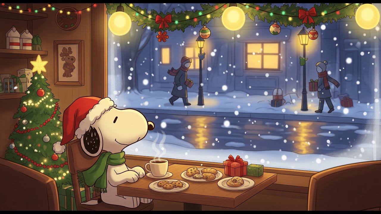 Snoopy&rsquo;s Snowy Christmas 🌨️ Relaxing Lofi Vibes to Unwind