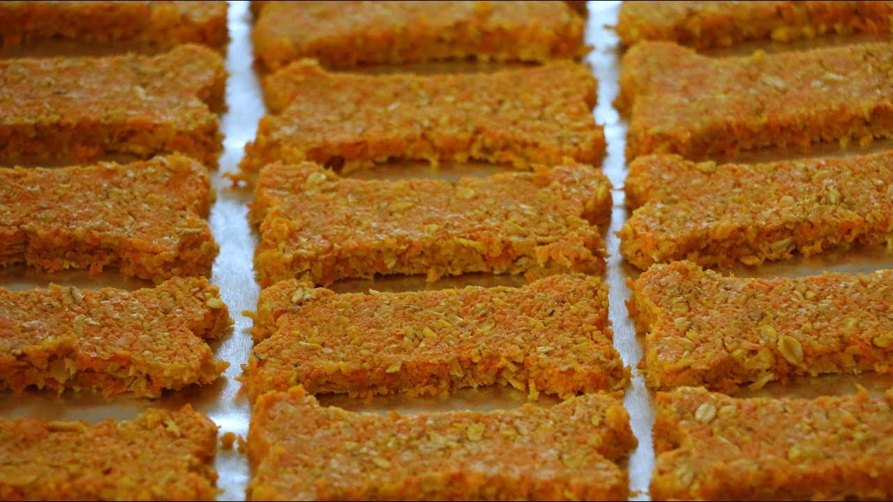 Elsa's Carrot Dog Biscuits