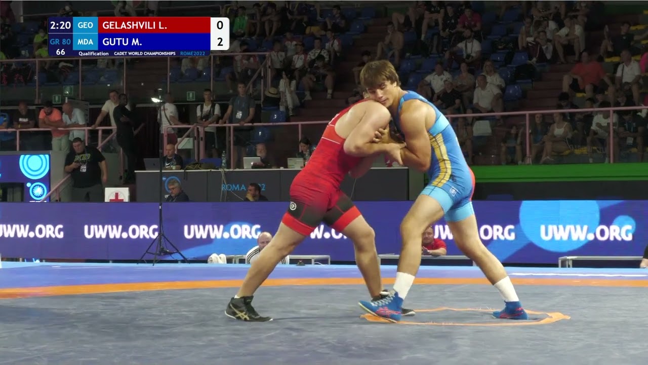 Qual. GR - 80 kg: L. GELASHVILI (GEO) v. M. GUTU (MDA)