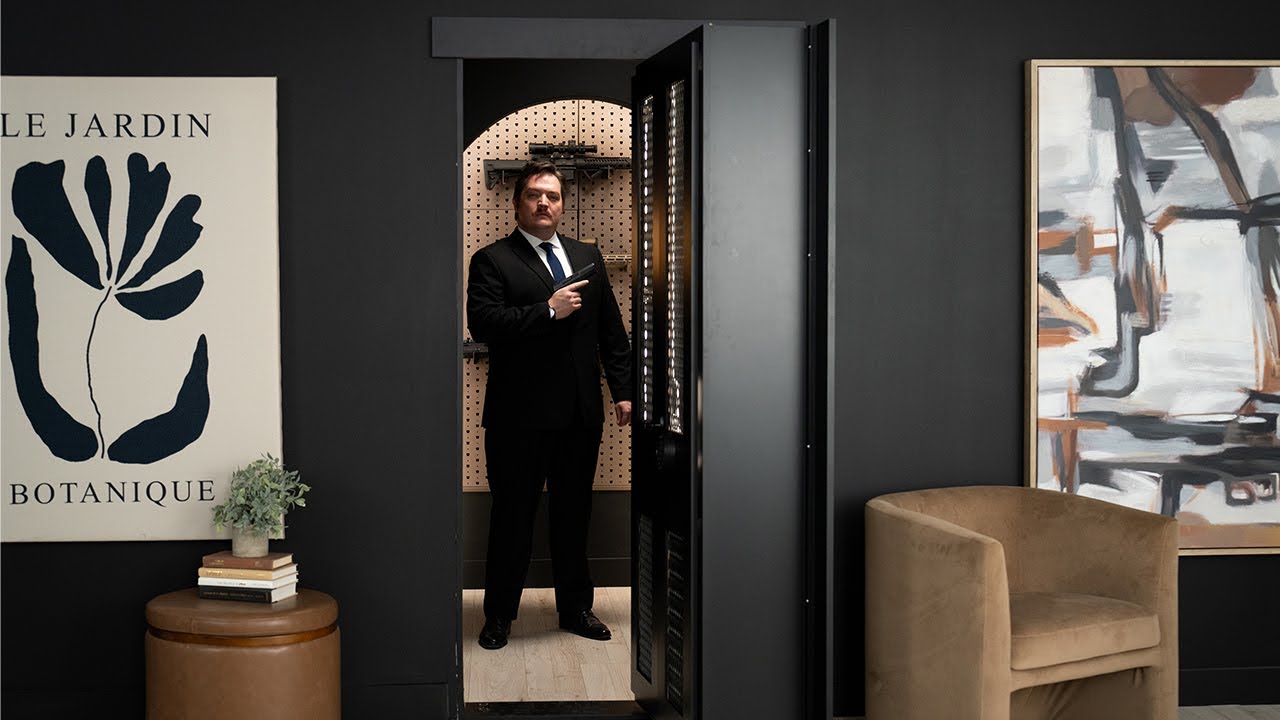 Hidden Gun Safe With A Tactical Murphy Door