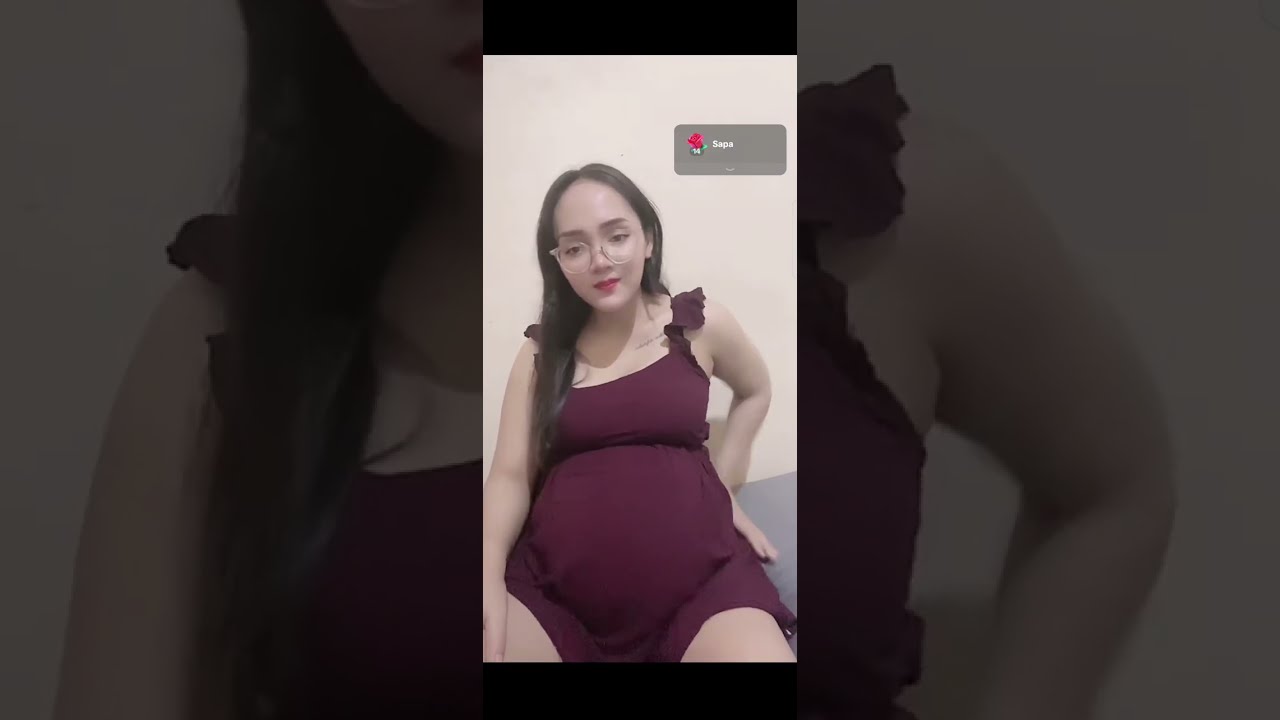 Bumil cantik live terakhir sebelum lahiran