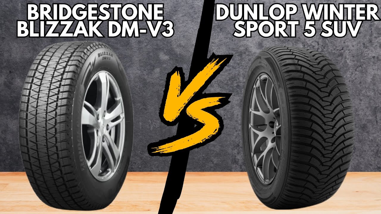 Bridgestone Blizzak DM-V3 vs Dunlop Winter Sport 5 SUV