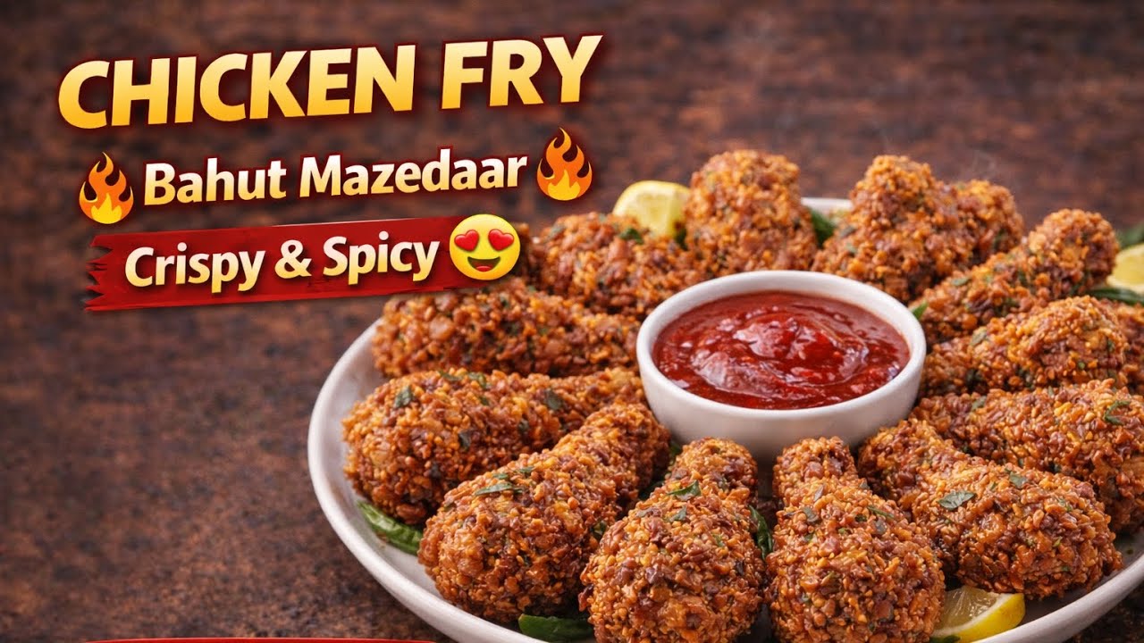 Chicken Fry 🔥 Bahut Mazedaar | Crispy & Spicy 😍 | Bharat Ki Rasoi #shorts
