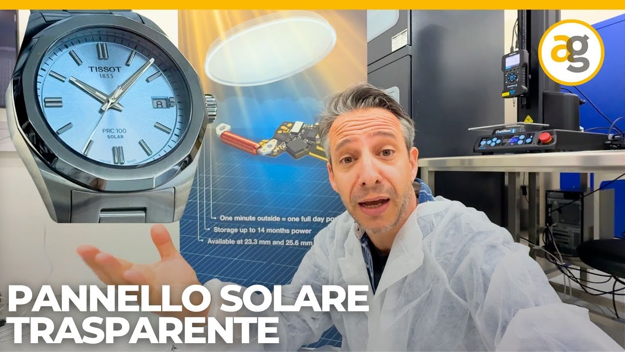 Nei LABORATORI TISSOT per L'OROLOGIO CHE NON SI SCARICA MAI