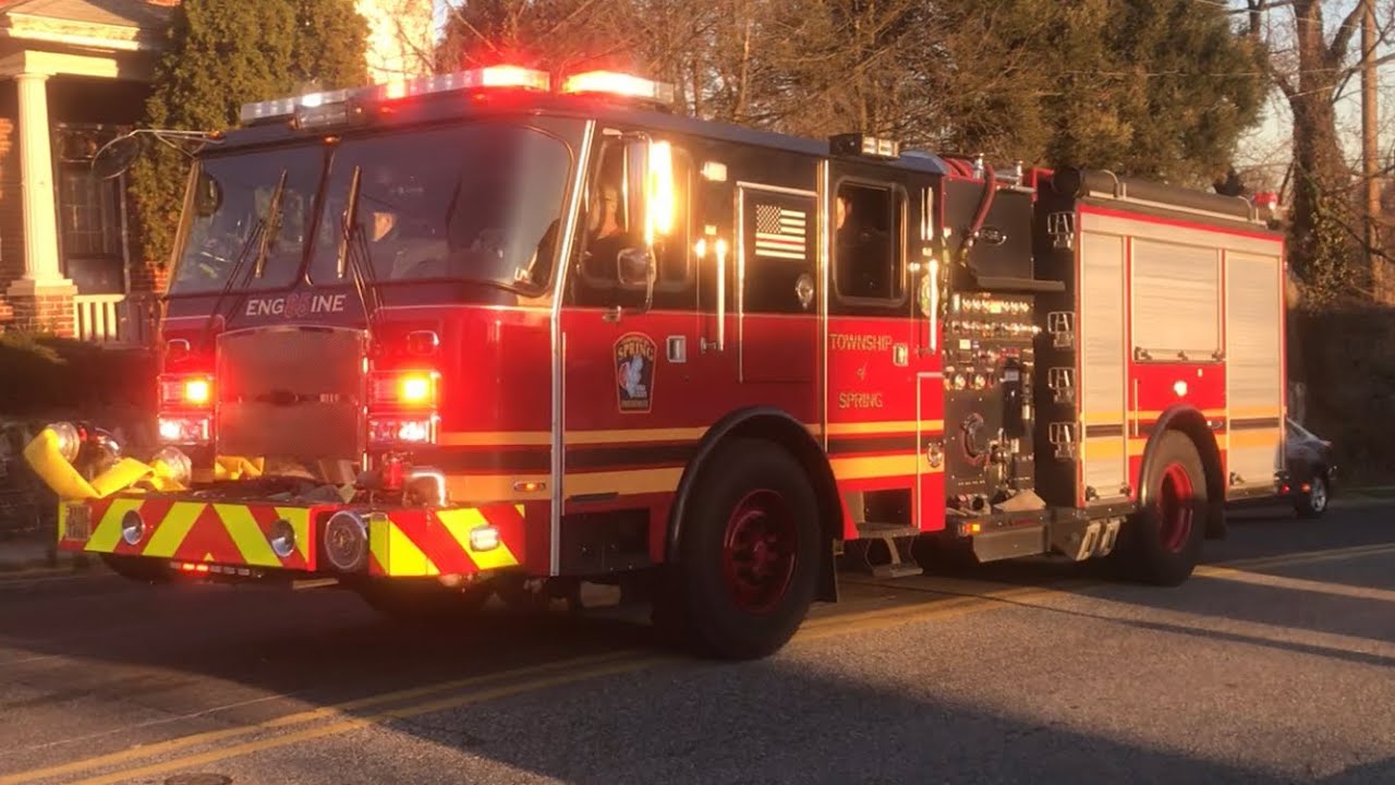 Township of Spring Fire Rescue Services Engine 85 Responding 3/27/19