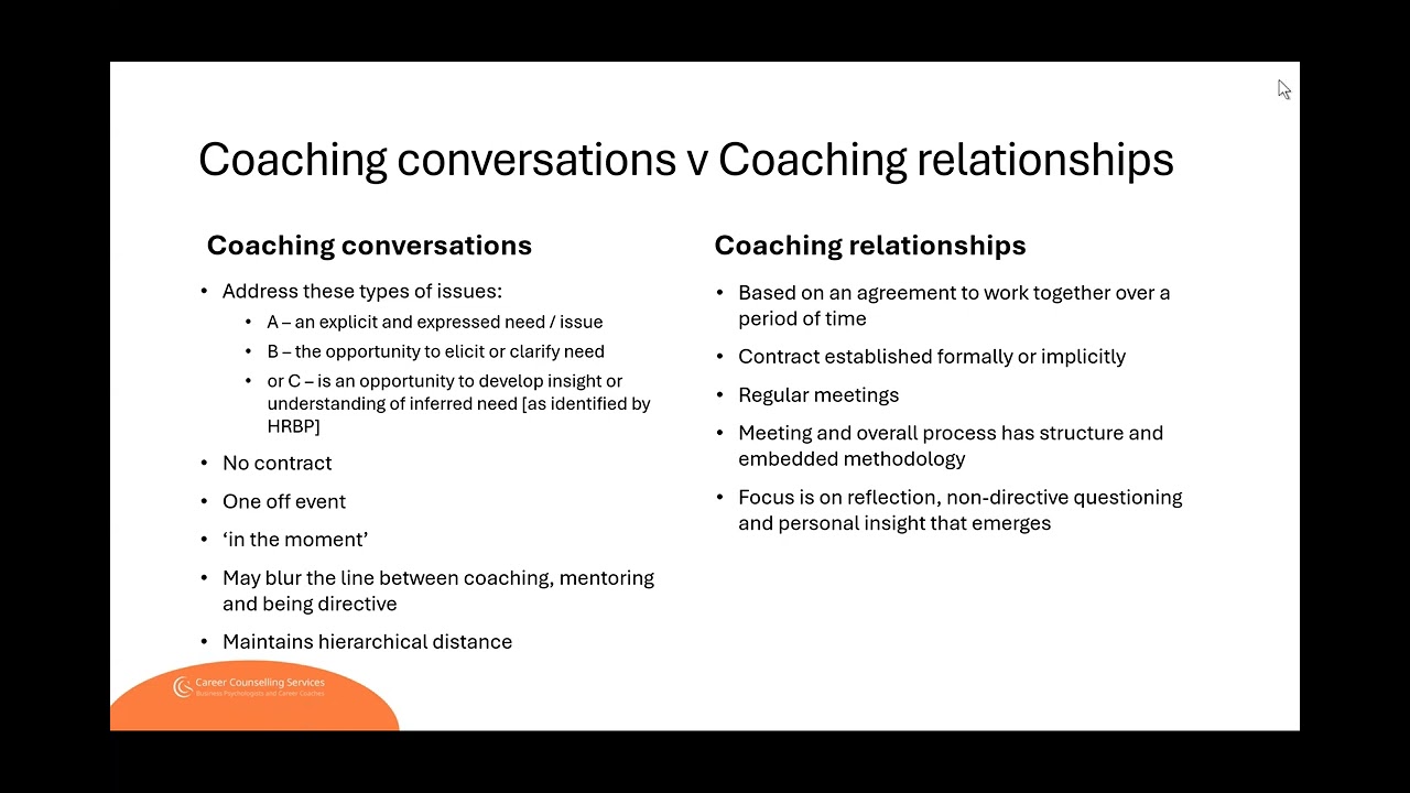 Partnering Partnership Peer Conversation 11th Feb 2026: Coaching techniques
