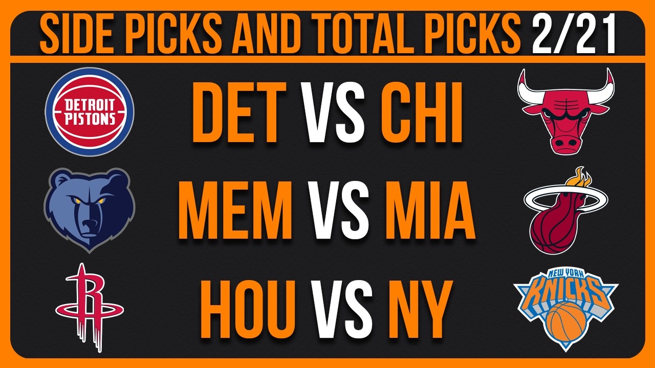 NBA Picks Today 2/21/26 NBA Picks and Predictions NBA Bets Today