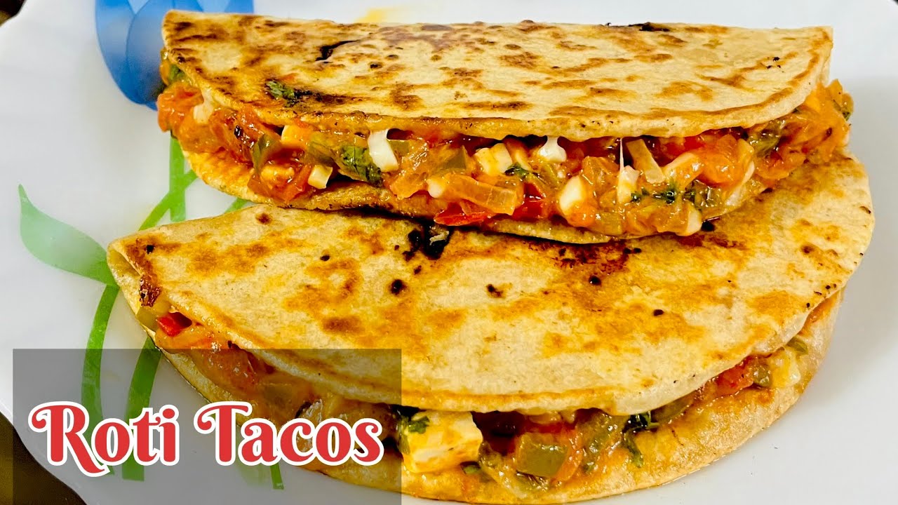 ਰੋਟੀ ਤੌ ਬਣਾਉ ਇਹ ਸਵਾਦ ਰੇਸਿਪੀ ।🥰 Leftover Roti Tacos🌮 