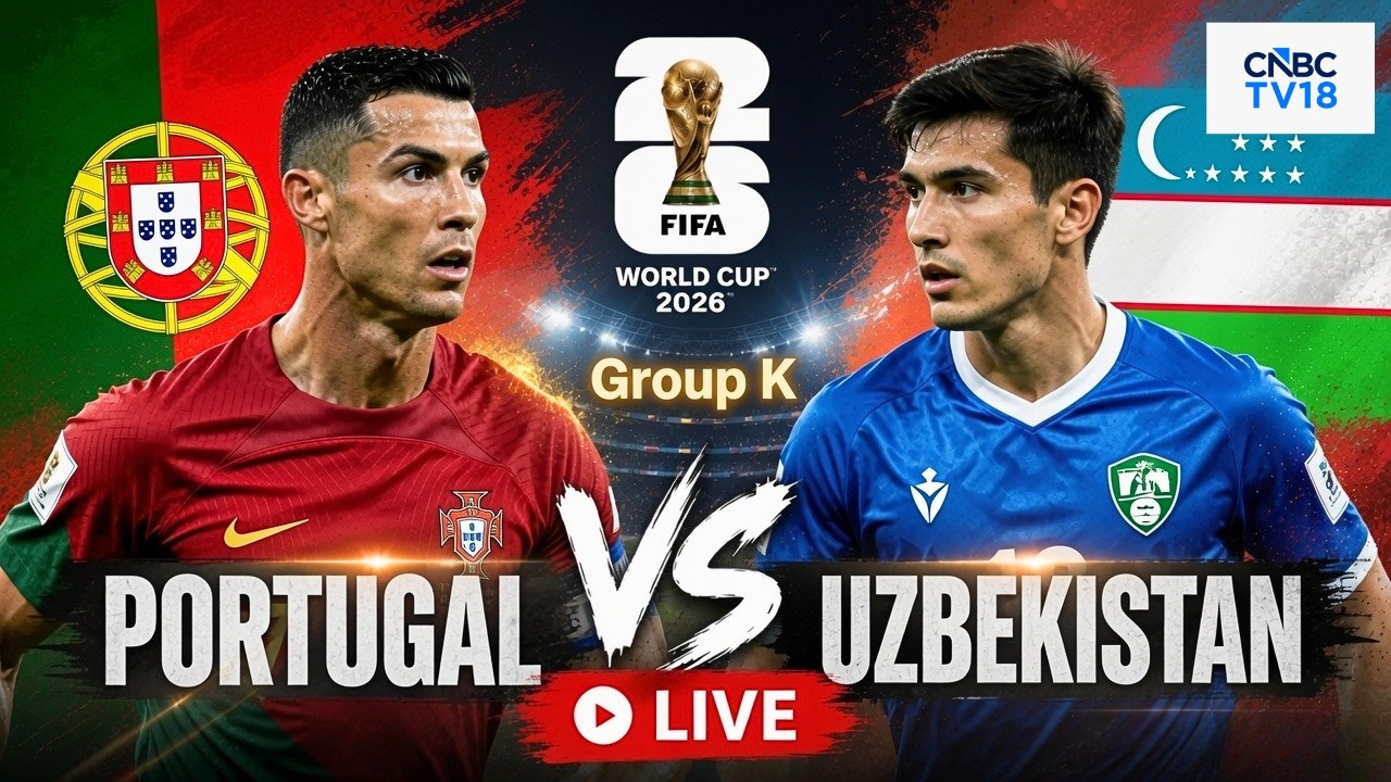 🔴Portugal vs Uzbekistan LIVE: FIFA World Cup 2026 Group K Match, Houston Stadium | Ronaldo | N18G