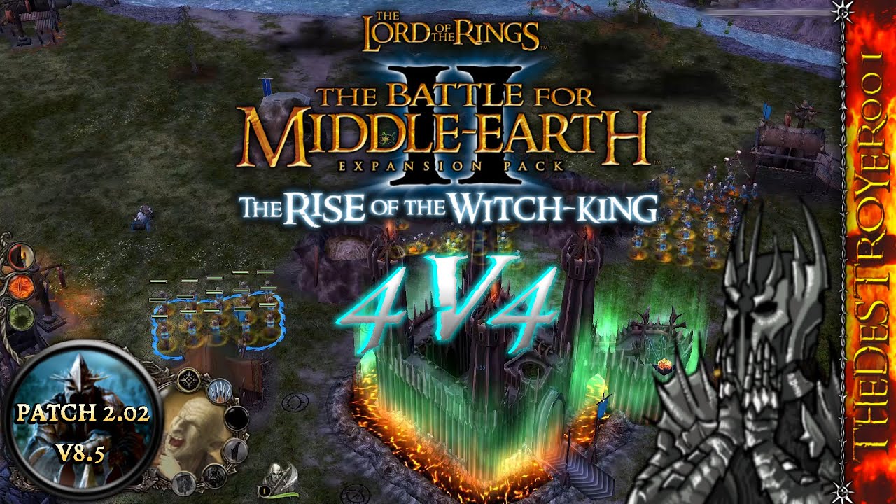Сражайтесь за гору! | 4V4 | LotR BFME2 RotWK 2.02