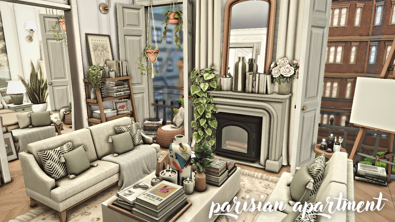 parisian apartment | The Sims 4: apartment renovation | speed build