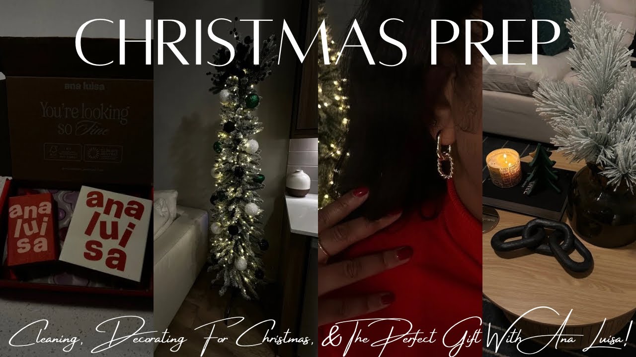 CHRISTMAS PREP | Cleaning, Decorating For Christmas, & The Perfect Gift With ANA LUISA!