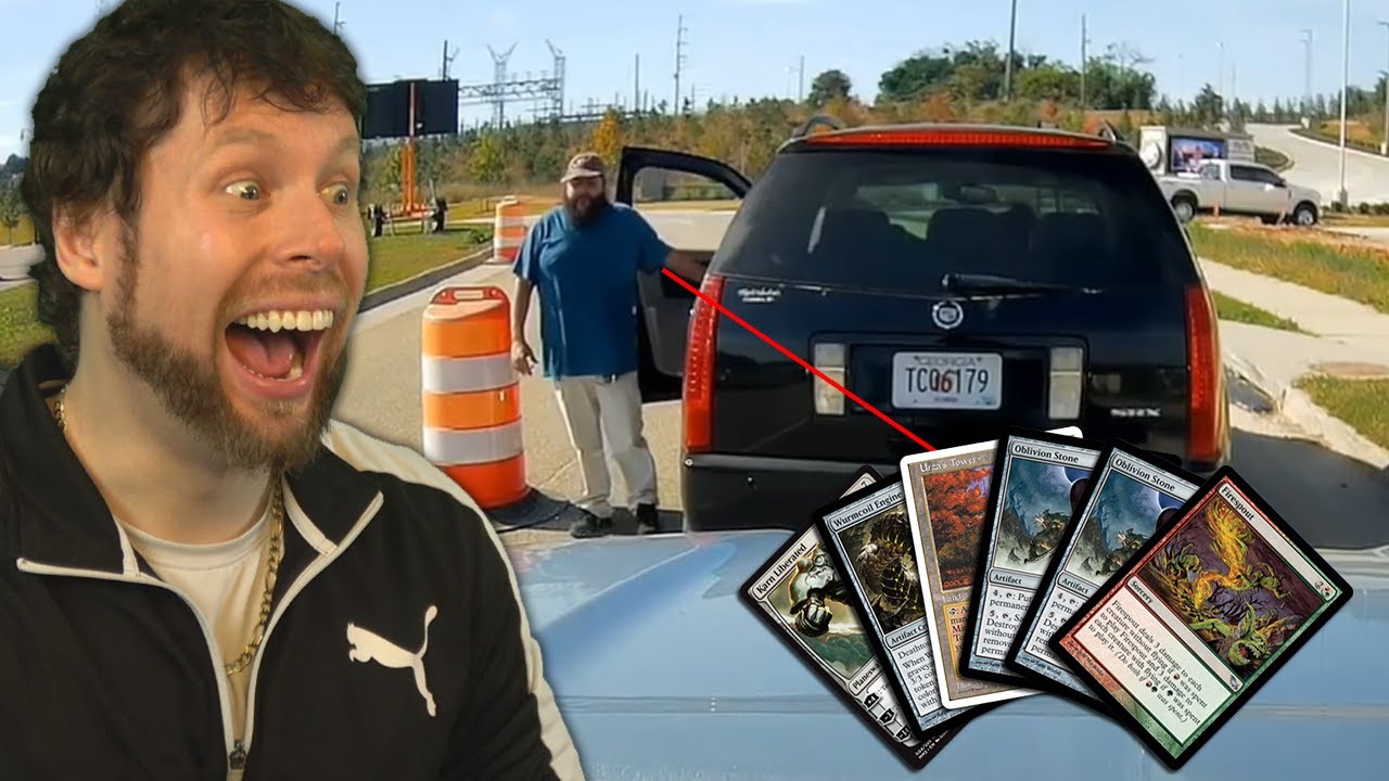 HE THREW MAGIC CARDS AT HIM! BEST OF ROAD RAGE