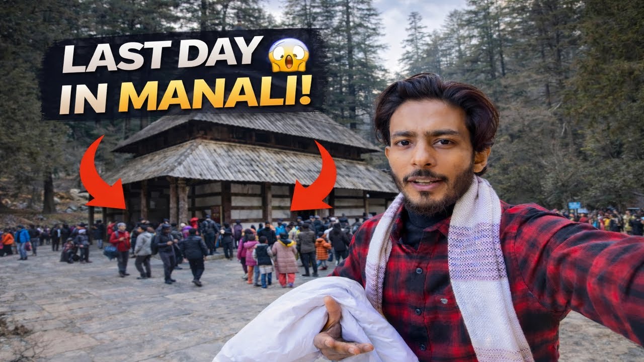 Last Day in Manali 😱 | Visiting Hadimba Devi Temple #manali #manalitrip #travelvlog