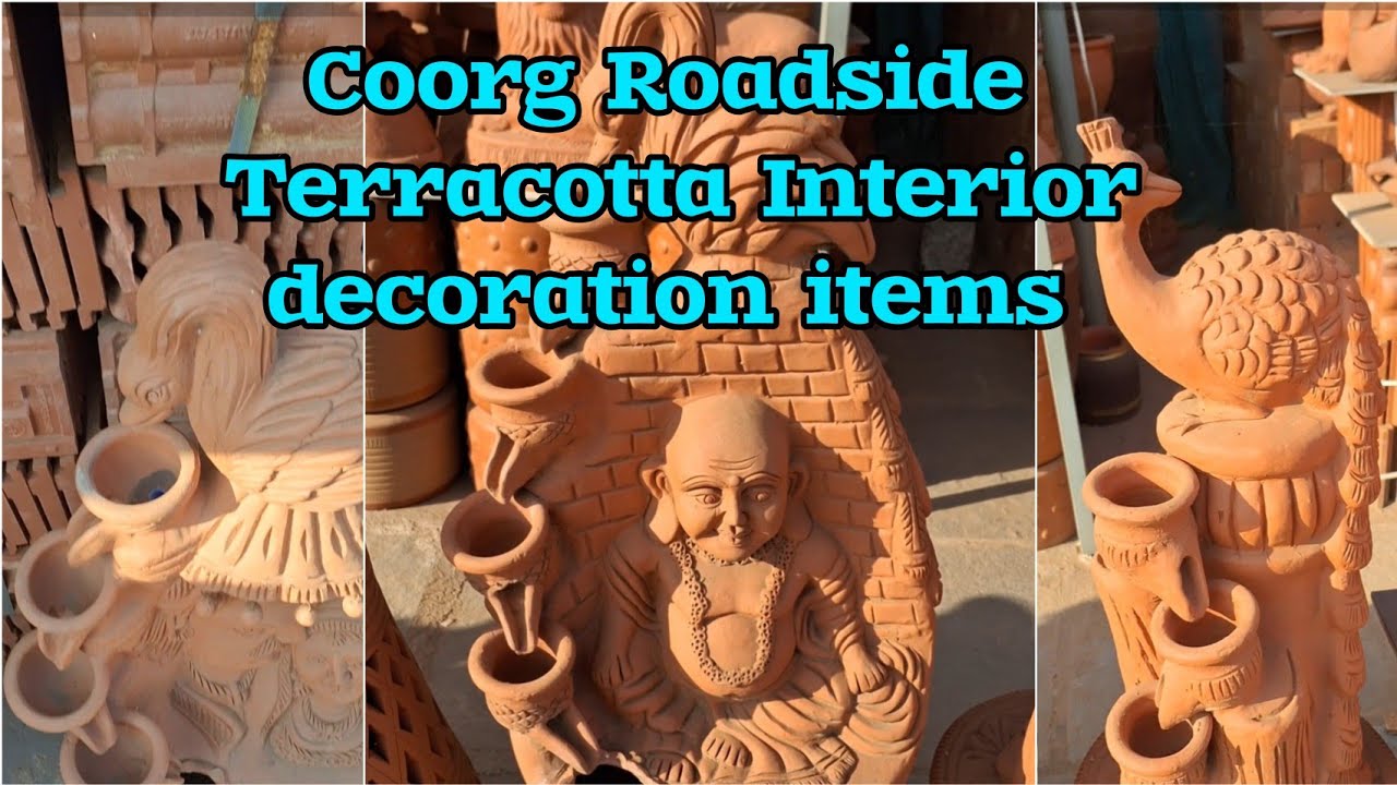 Coorg Road Side Terracotta Pots / Lamps Kitchen decoration ideas