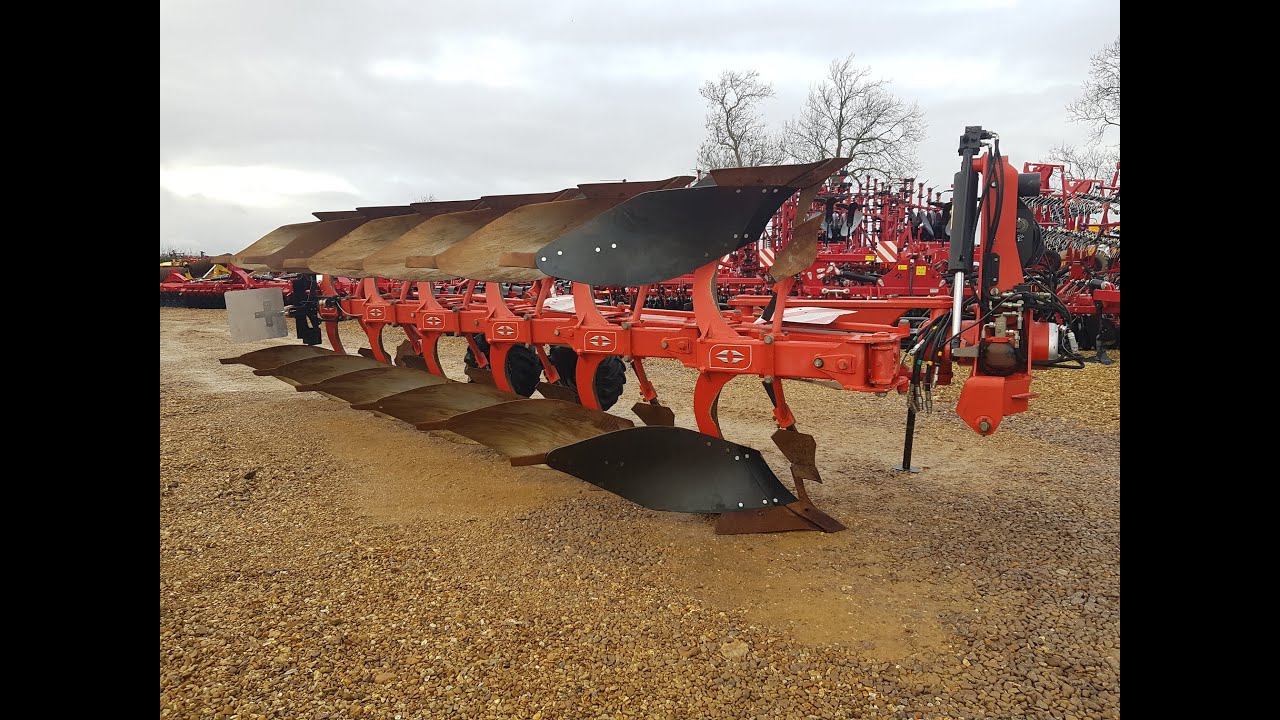 GREGOIRE BESSON RWB8 PLOUGH, 6 FURROW (5+1) HYD VARIWIDTH, 2009, Video Tour
