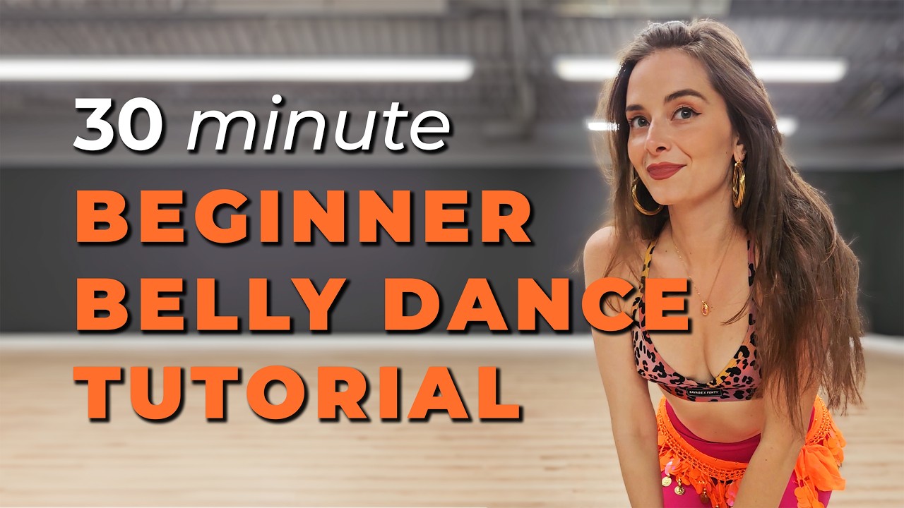 beginner #bellydance class ❤️ step-by-step choreo tutorial (30 minutes)