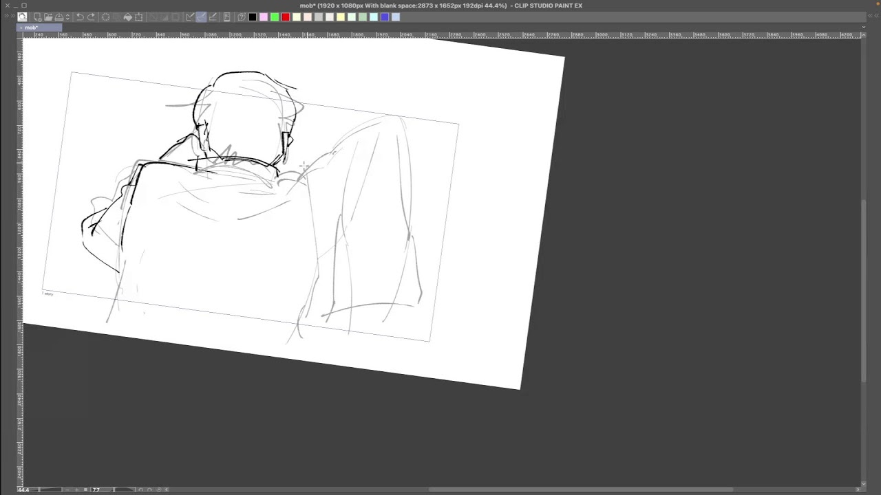 moving the pen