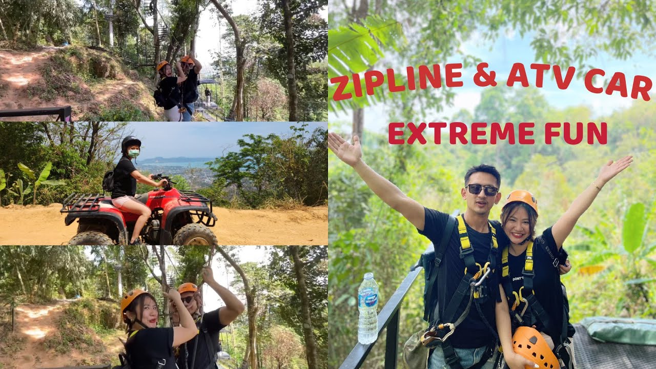 MUST TRY ‼️ ZIP LINE & ATV CAR RACE| PHUKET| EXTREME ADVENTURE 🫣