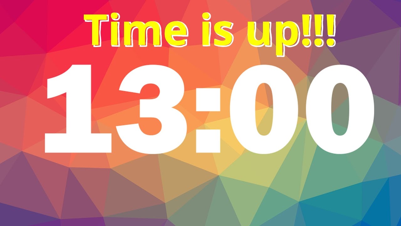 13:00 Timer