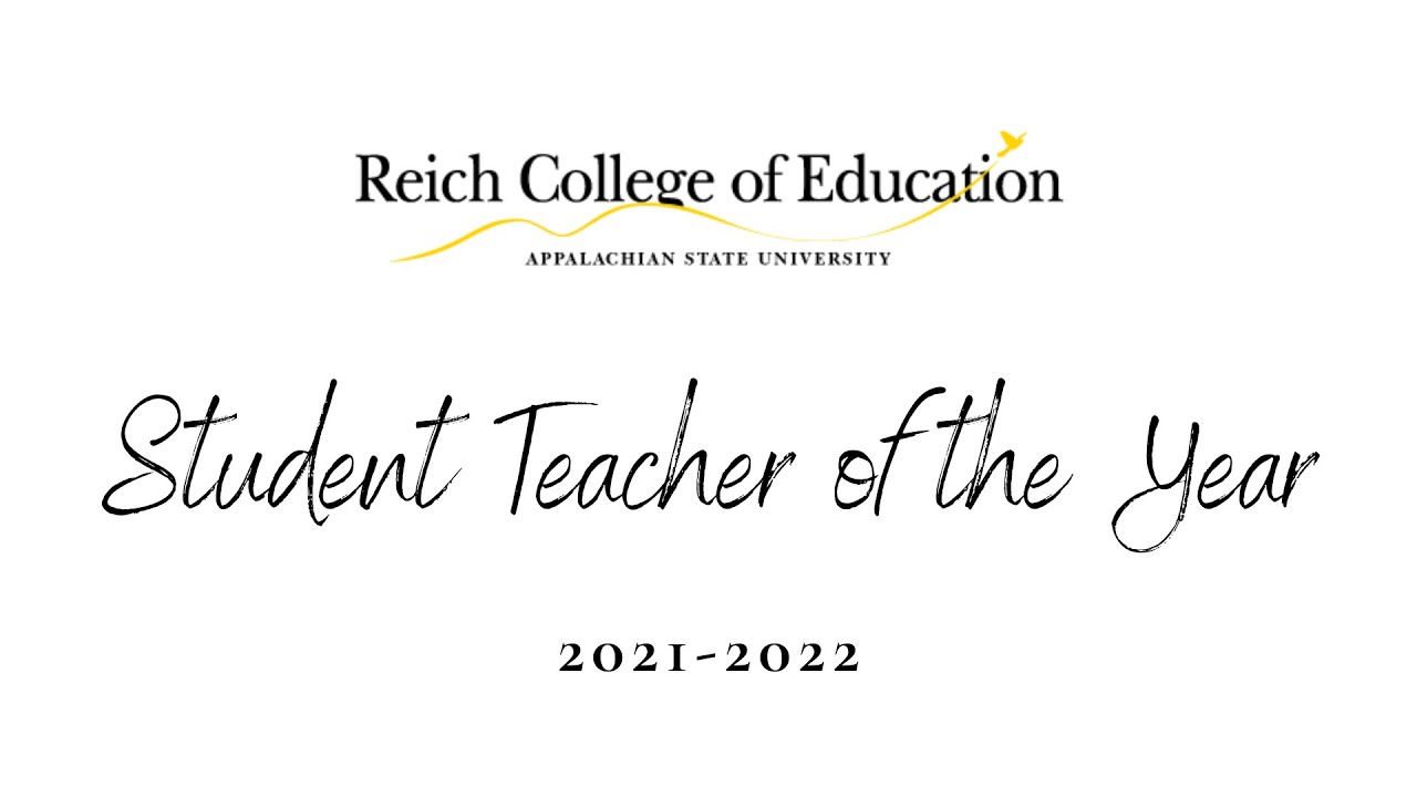 Student Teacher of the Year 2021-2022