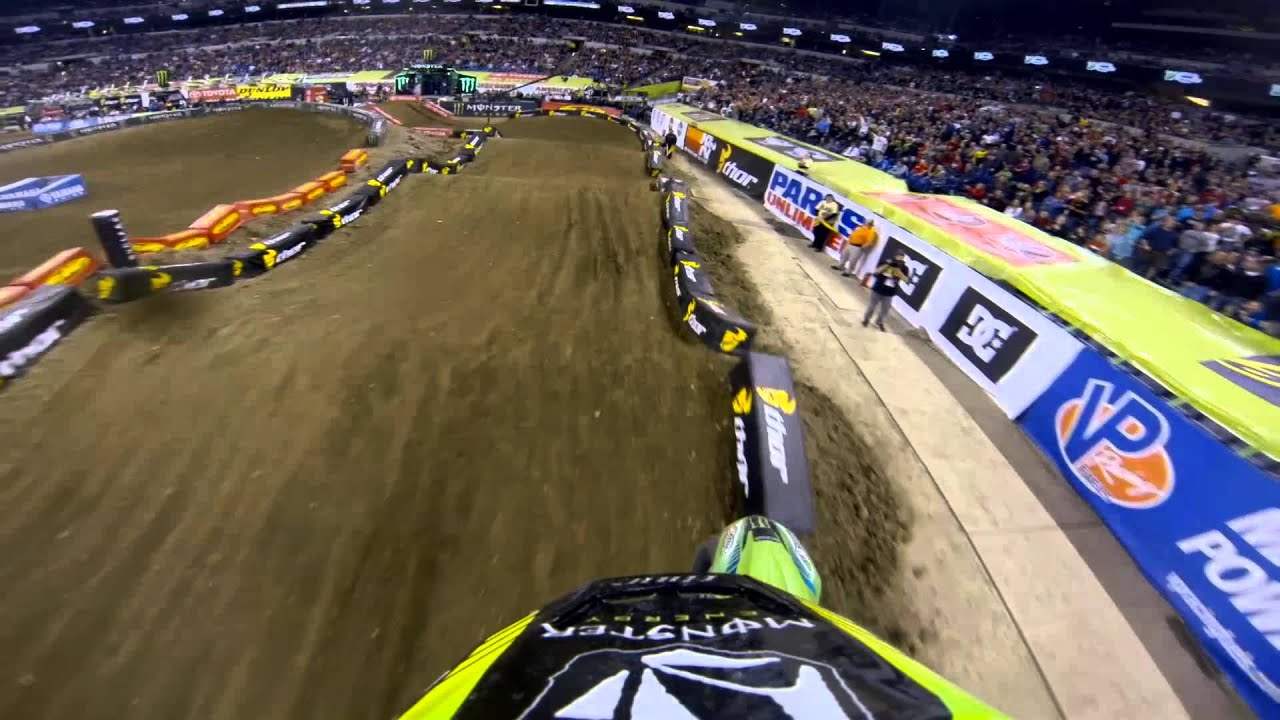 GoPro HD: Ryan Villopoto Main Event 2013 Monster Energy Supercross from Indianapolis