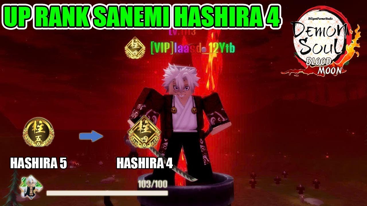 Demon Soul Simulator - Up Rank Sanemi Hashira 4
