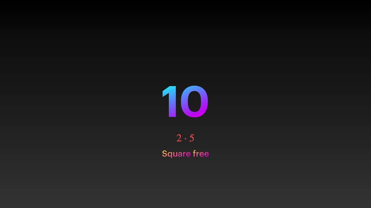 Square free numbers | 2 by 3 | math study p3 | 27-06