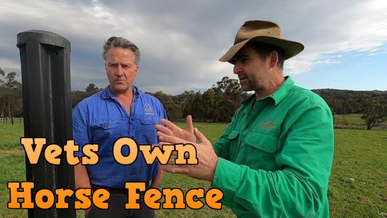Building a Pro Horse Fence with Synthetic Recycled Plastic Posts