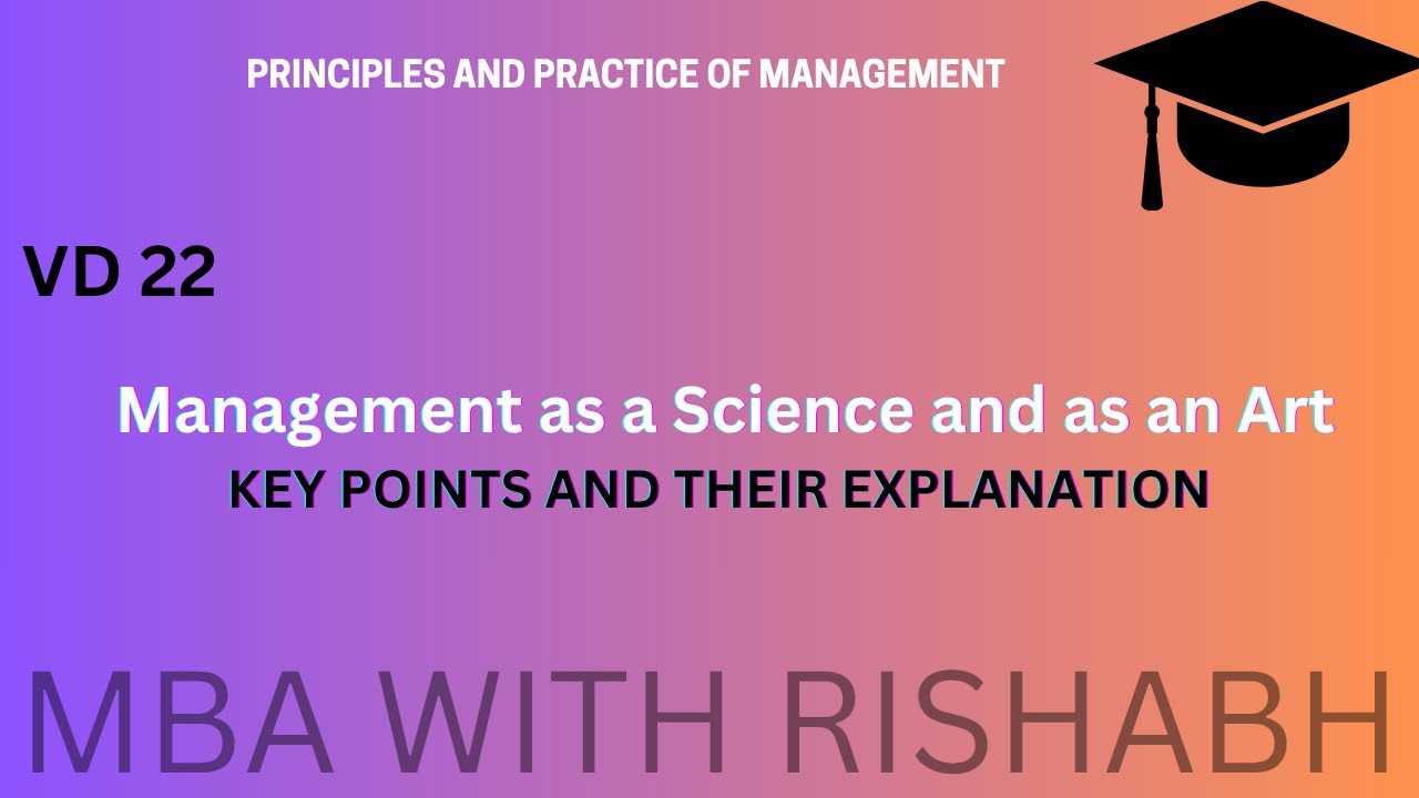Management as a Science | Management as an Art | Management as a Profession 