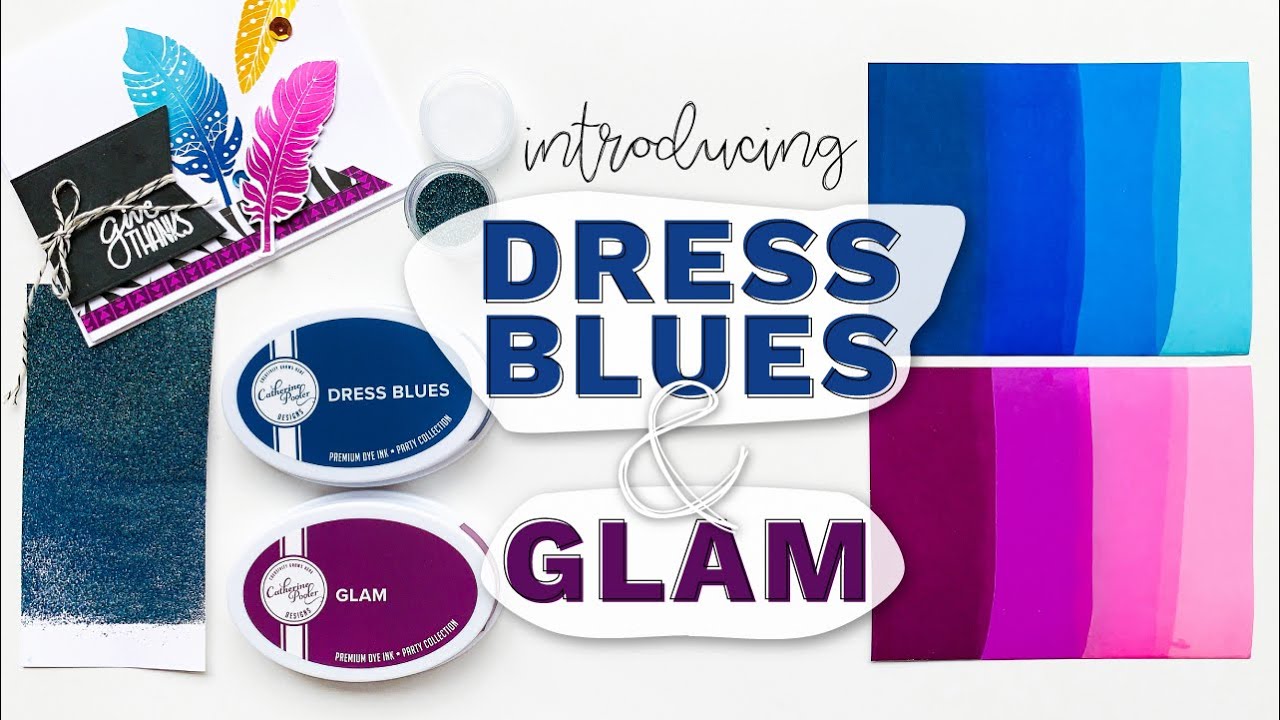 Luxe Ink Collection: Dress Blues and Glam
