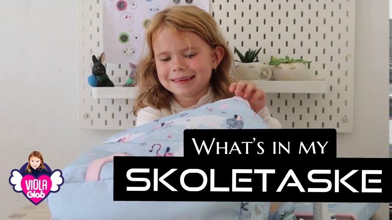 What's in my skoletaske i 1. klasse