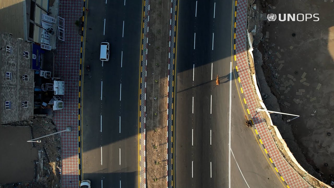 New roads are helping ease traffic around Yemen’s Aden Port