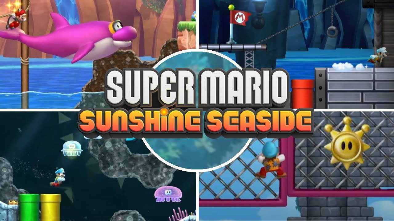 Super Mario Sunshine Seaside - Full 100% Walkthrough
