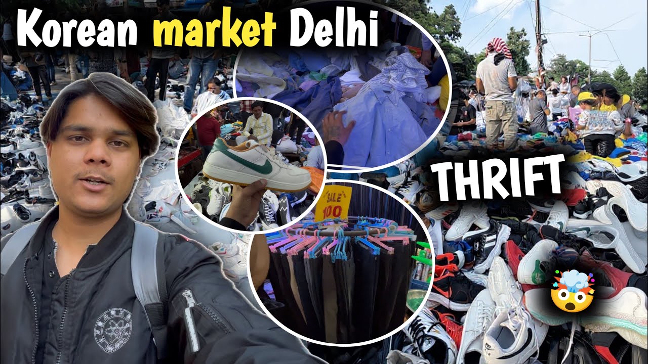 SUNDAY KOREAN MARKET DELHI 😱 2026 | boys Summer collection | Korean market latest video
