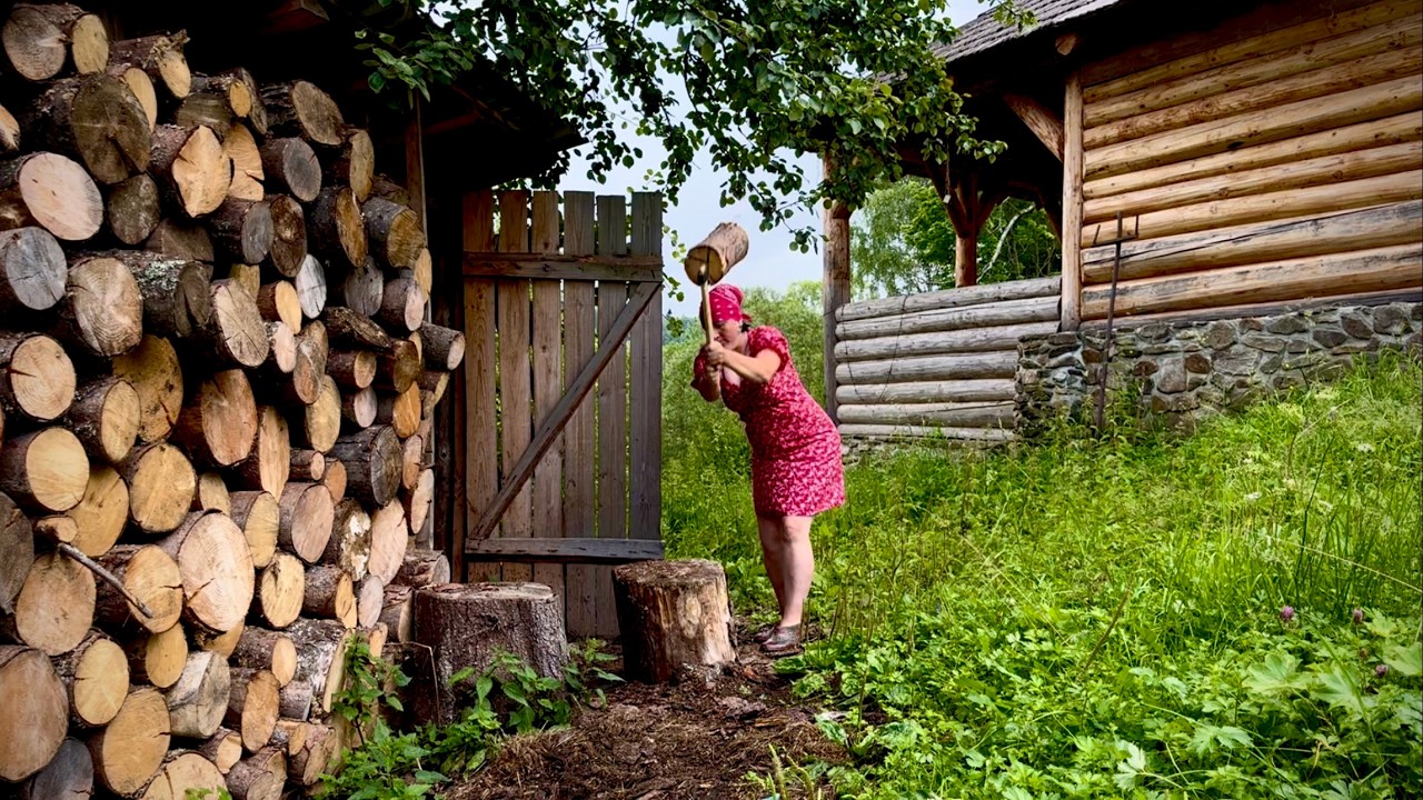 Sweet Harvest: Collecting Blueberries and Making Syrup and Jam in a Mountain Village
