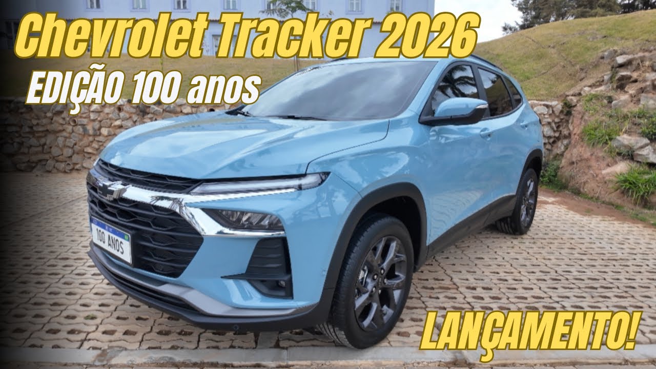 LAN&Ccedil;AMENTO: novo CHEVROLET TRACKER 100 anos (s&eacute;rie especial baseada na Premier 1.2 turbo)
