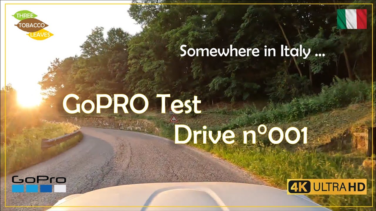 Somewhere in Italy ... GoPRO test - Drive n°001