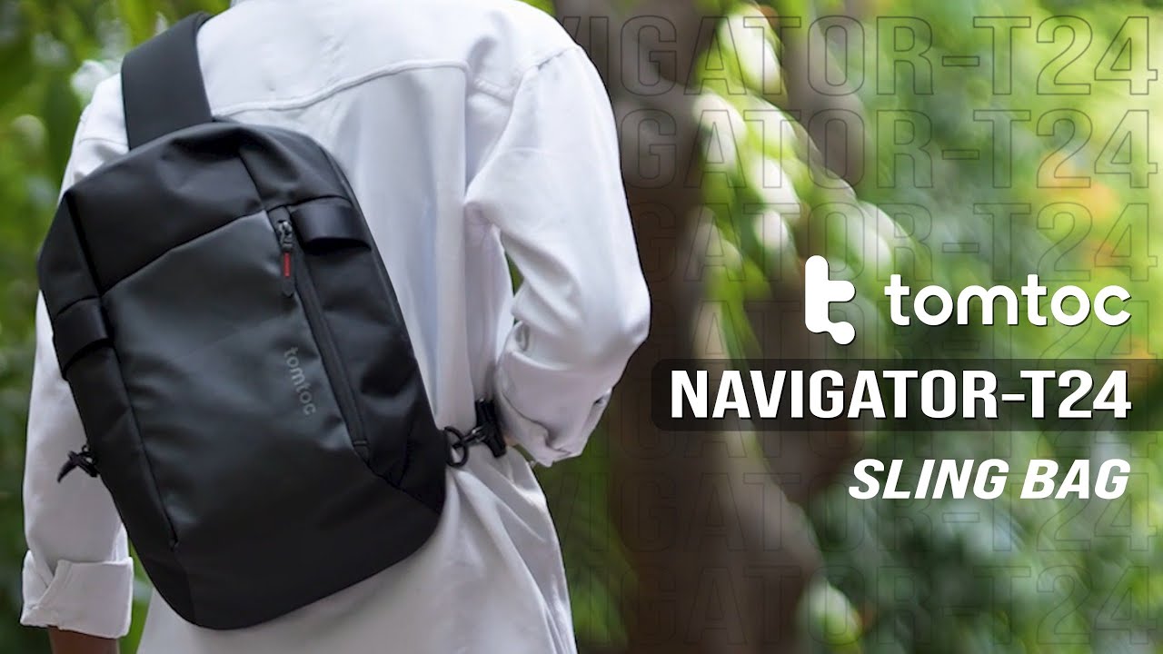 Tomtoc T24 Navigator Sling Bag | Stylish, Compact & Functional!