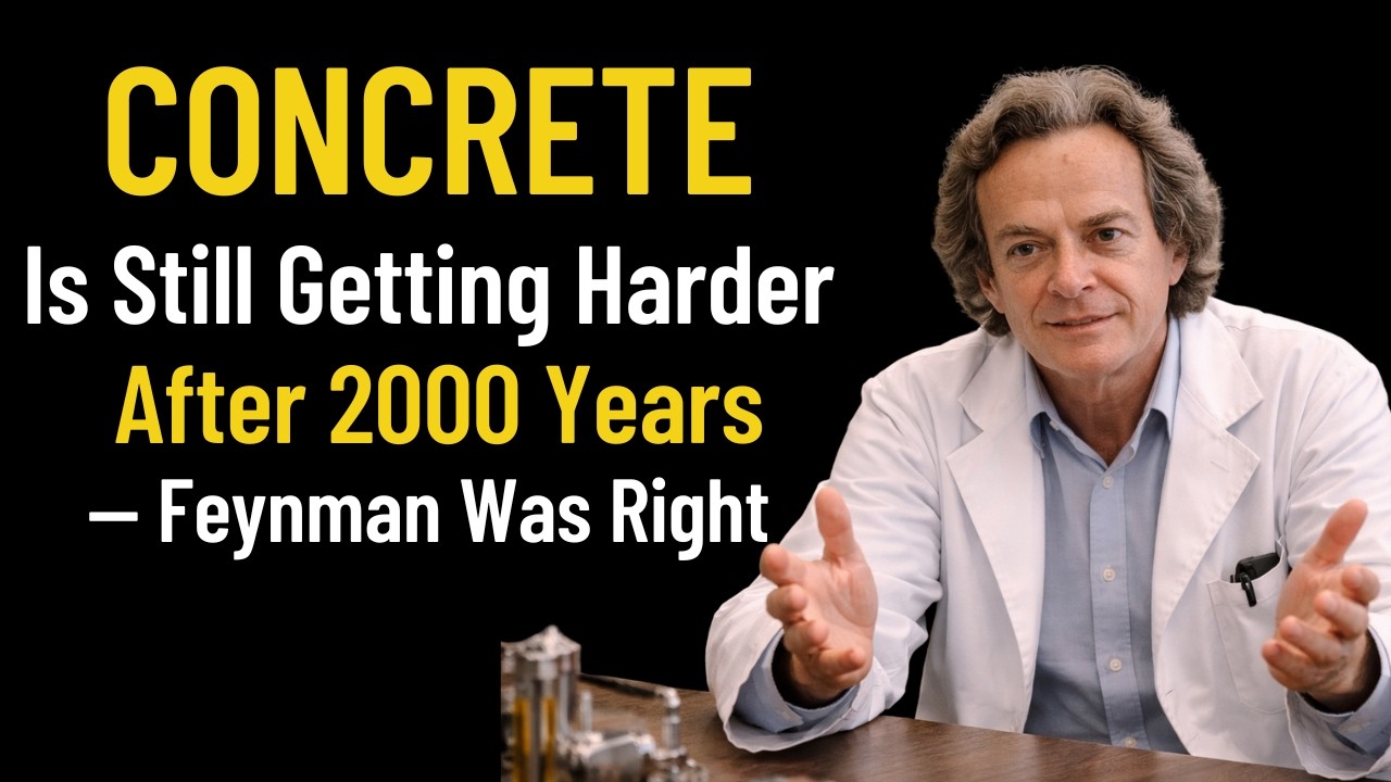 Concrete Is Still Getting Harder After 2000 Years — Feynman Was Right