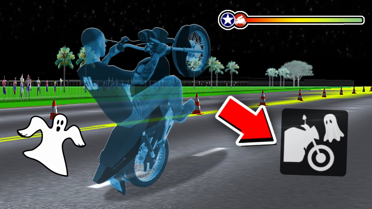 COMO ATIVAR A MOTO FANTASMA INVISÍVEL no MOTO WHEELIE 3D!