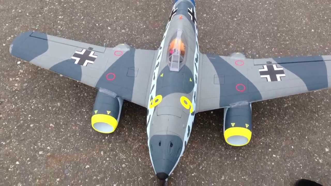 Dynam Me 262 1500mm twin 70mm maiden flight