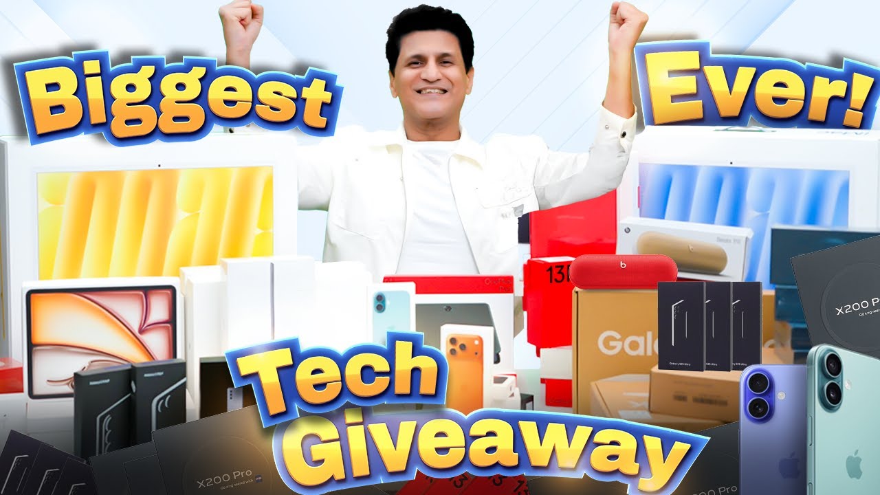 World&rsquo;s Biggest Tech Giveaway | Rajiv Makhni