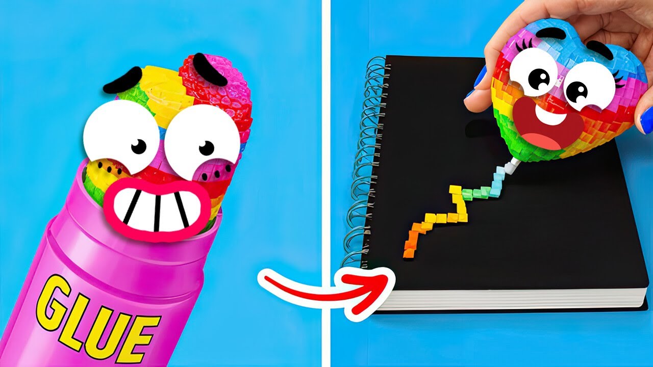 🖍️🤪 When Your School Supplies Start Doodling! 🖍️Total Chaos!📓