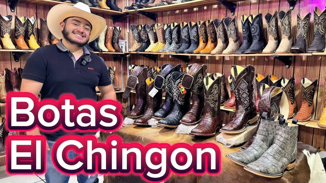 Botas vaqueras en piel de cocodrilo en Leon Guanajuato Botas EL CHINGON #boots #crocodile #exotic