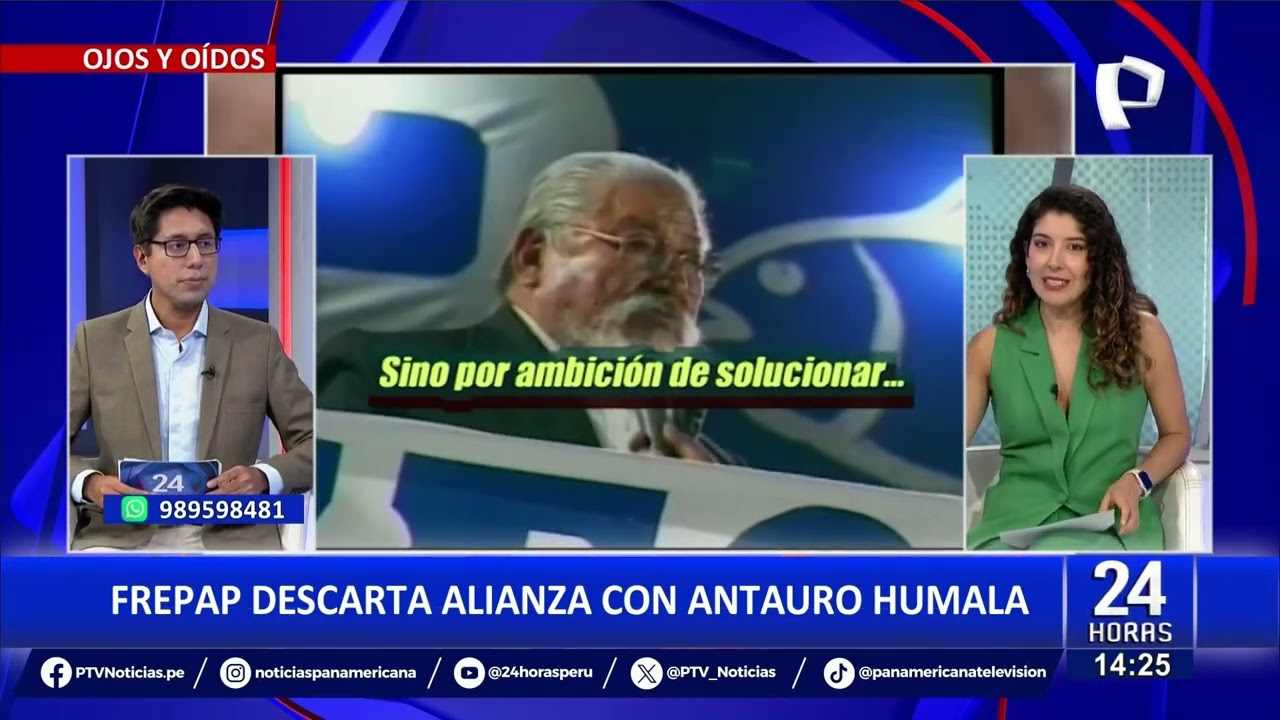 Antauro Humala: Frepap descarta categ&oacute;ricamente alianza electoral con l&iacute;der etnocacerista para 2026