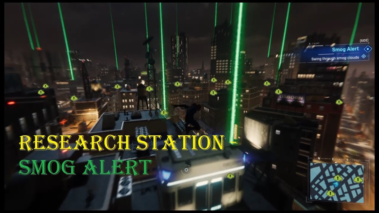 Marvel's Spider Man Walkthrough Gameplay - Research Station - Smog Alert