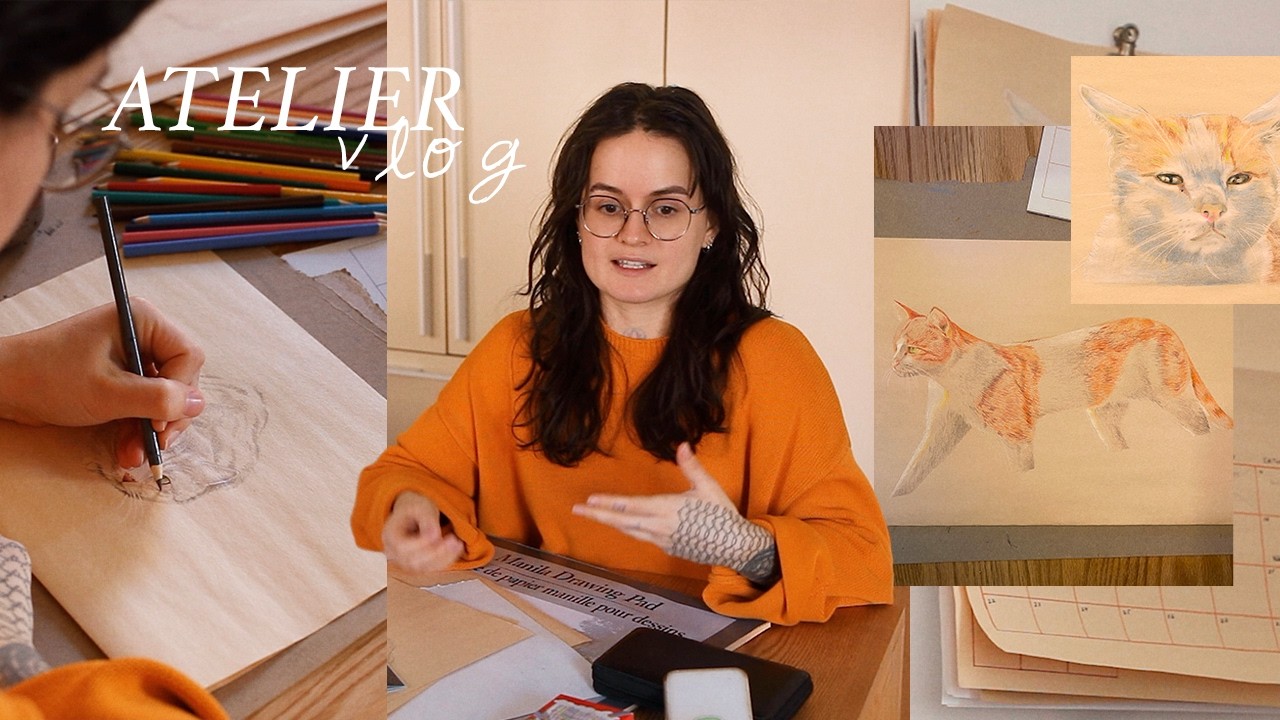 VLOG D'ATELIER : Dessiner son calendrier