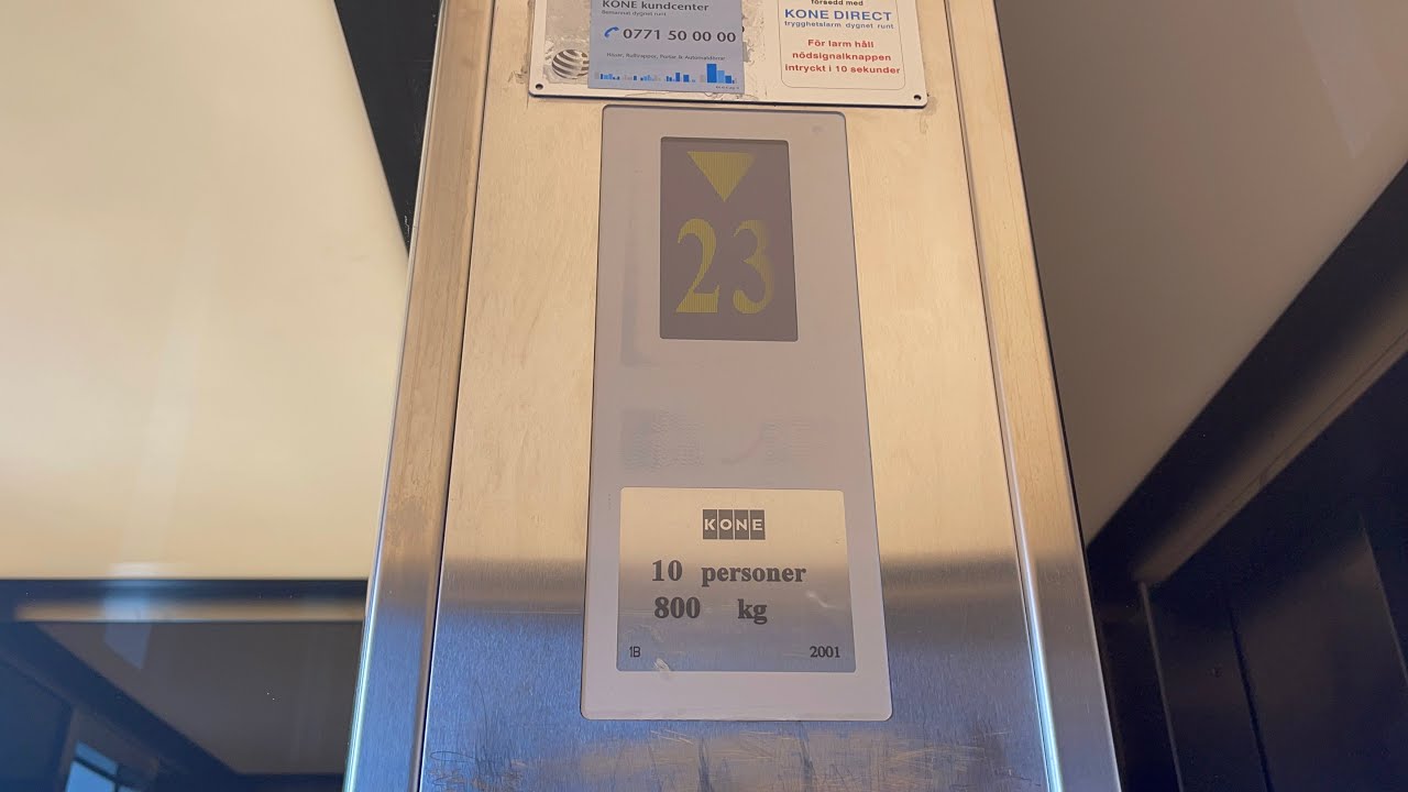R.I.P! 2000-2001 KONE MiniSpace elevators @ Skrapan Västerås / Plaza Västerås