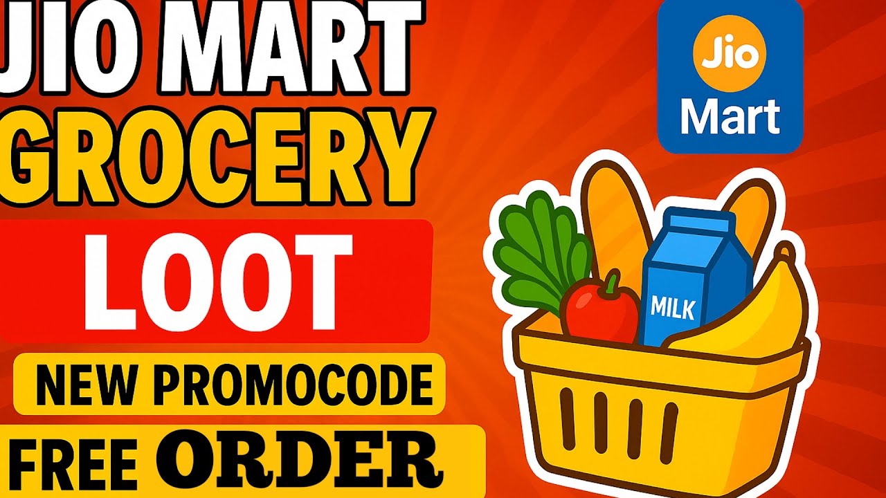 🔥 Jio Mart New Promocode Loot Offer 💯 Free Shopping Ka Mauka!